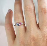 Sapphire & Diamond Multi Stone Ring
