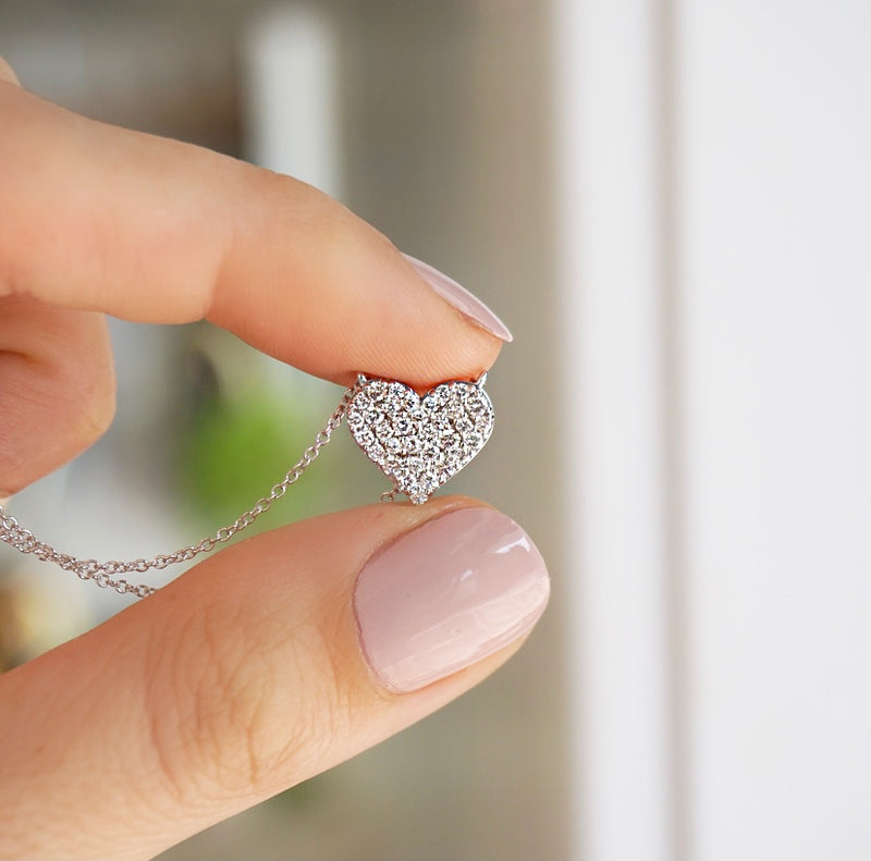 Argyle Mined Diamond Heart Shaped Pendant