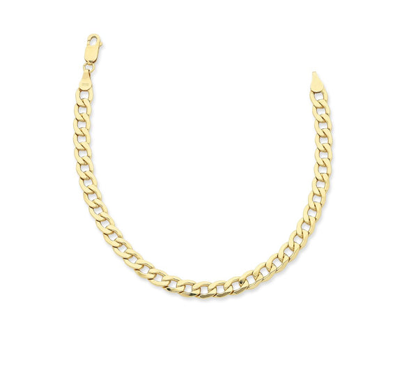 Gents Yellow Gold* Curb Chain 50cm