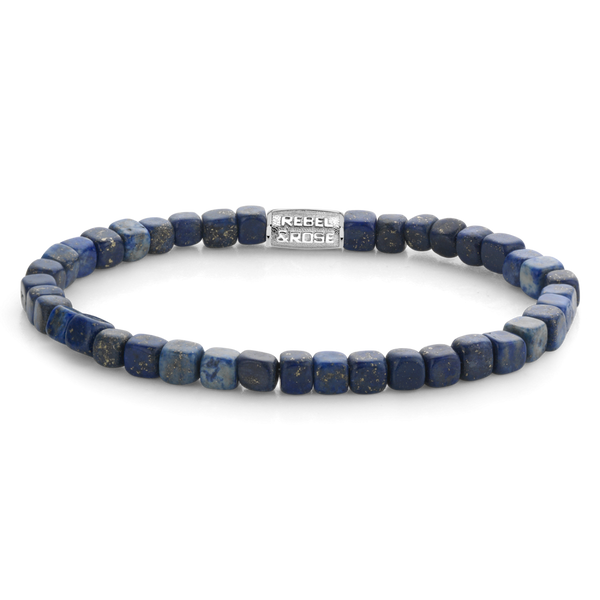 Rebel and Rose Roll The Dices - Lapis Lazuli 4mm Bracelet