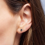 Summer Australian Teal Sapphire Stud Earrings