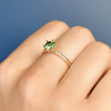 'Hazel' Australian Green Sapphire Ring