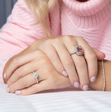 'Gatsby' Morganite & Diamond Ring