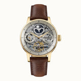 Ingersoll The Jazz Gold Automatic Brown Leather Watch