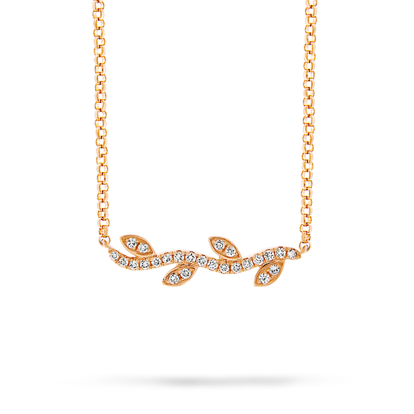 Rose gold best sale diamond mangalsutra